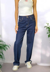 VIA MILANO 21 Jeans Boot Cut Vita Alta Blu Denim LZ2010