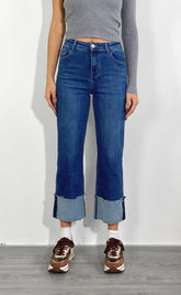 VIA MILANO 21 Jeans Risvolto Sfrangiato GALATEA