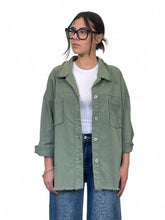 Giacca Camicia Militare Tinta A Mano Norma