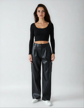 Pantalone Cargo Ecopelle GRAZIA