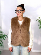 Gilet ecopelliccia VIOLETTA