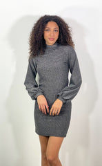 VIA MILANO 21 Abito Dolcevita Glitter 21269