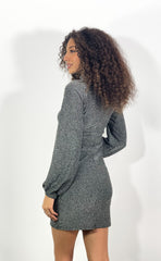 VIA MILANO 21 Abito Dolcevita Glitter 21269