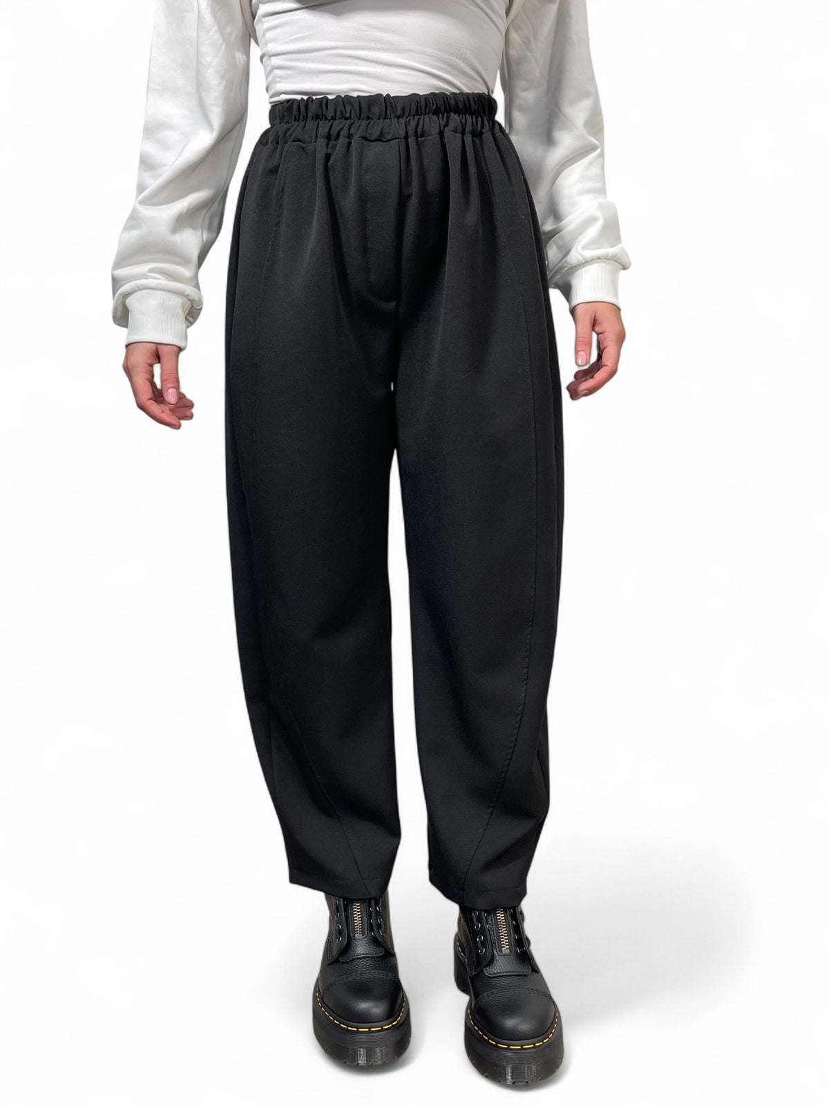 Pantalone largo cuciture frontali Veronica