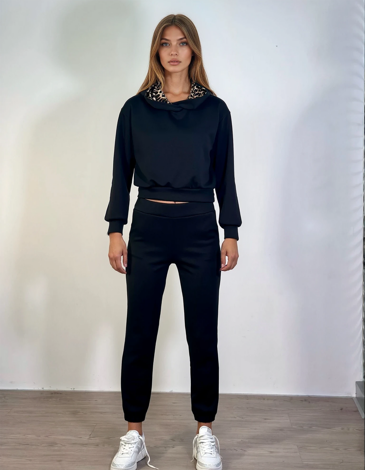 Tuta Cappuccio Leopardato XENIA